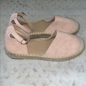 Olivia & Kate pink platform espadrilles | size 9